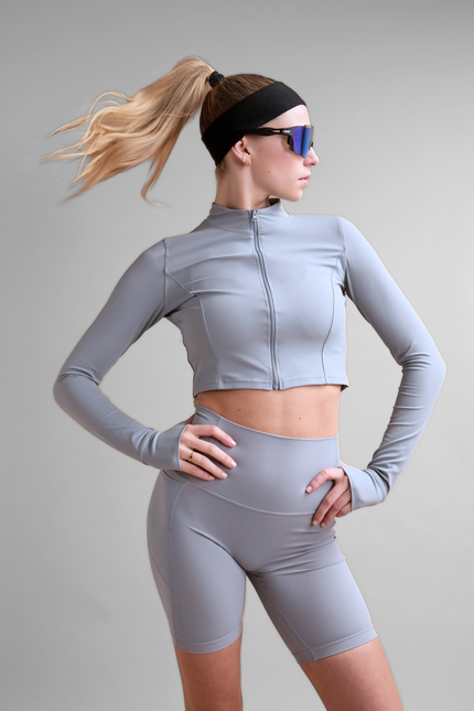 Full Zip Crop
