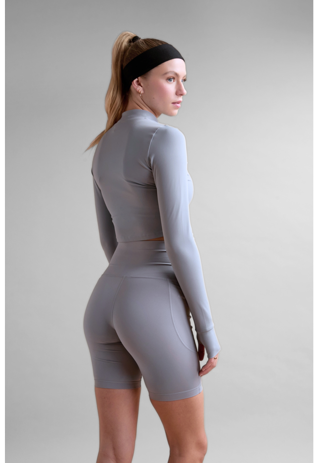 Full Zip Crop