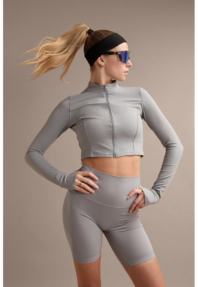 Full Zip Crop